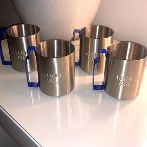 Absolut vodka mule cups